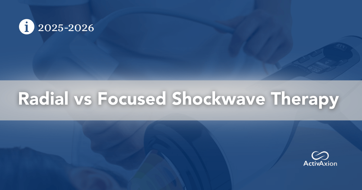 radial vs focused shockwave therapy 2025 update
