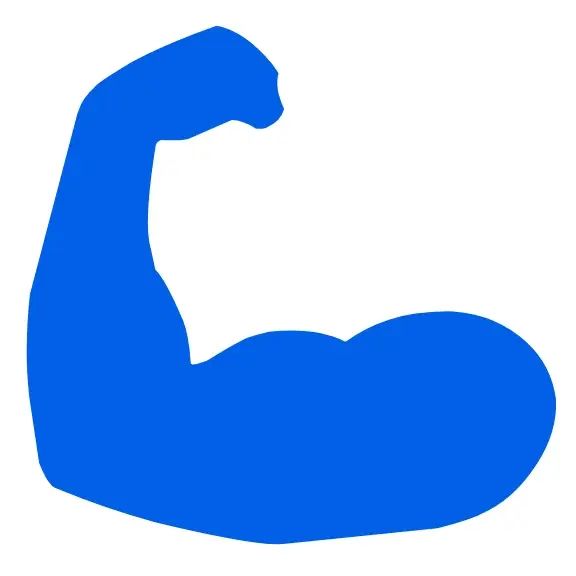 icon flex arm blue