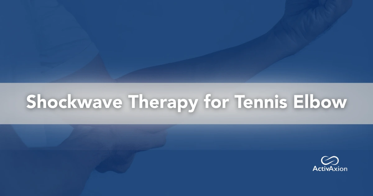 shockwave therapy for tennis elbow activ axion